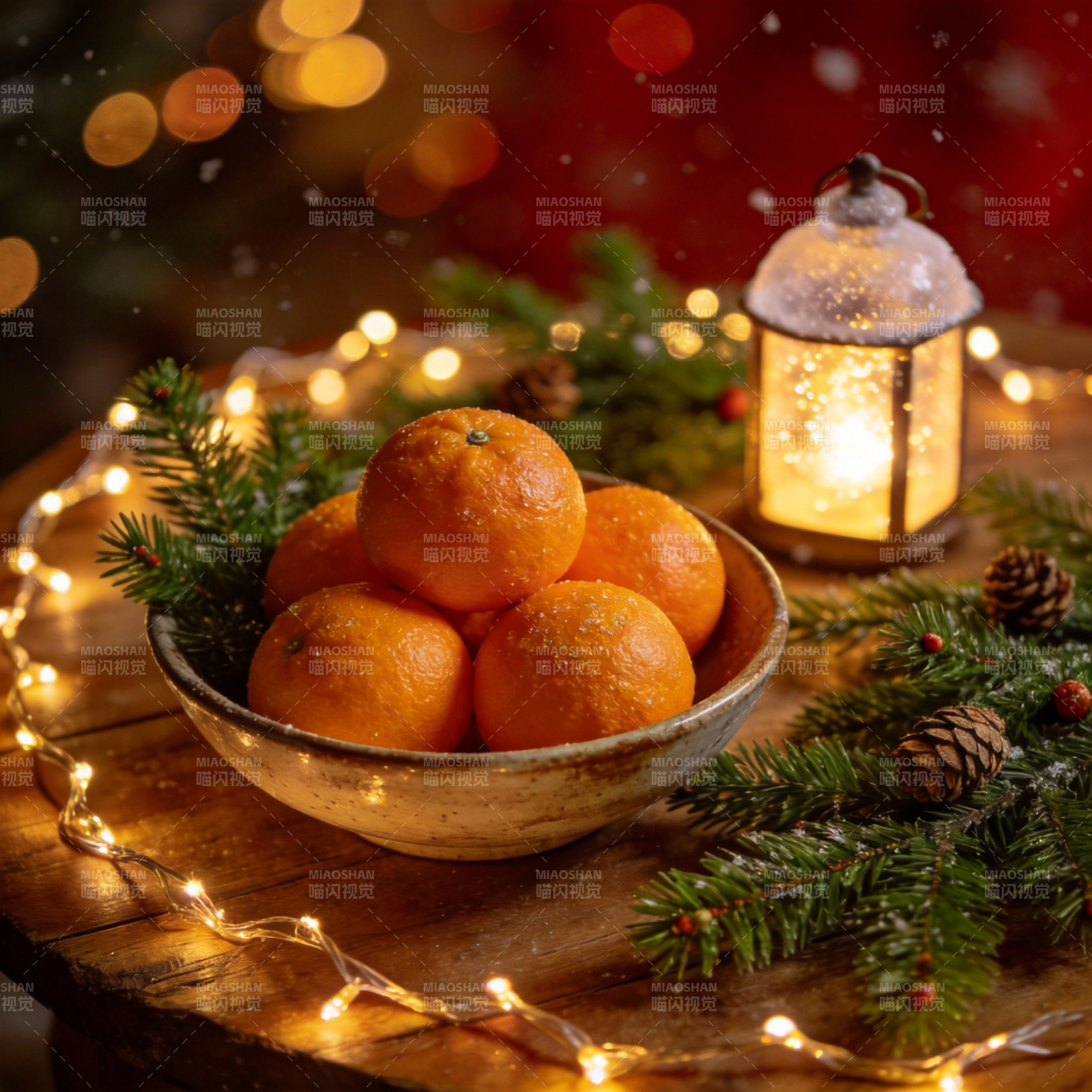 圣诞橙香夜图片