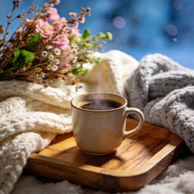暖冬咖啡时光图片