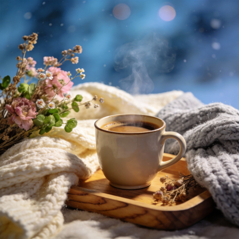 暖冬咖啡时光图片