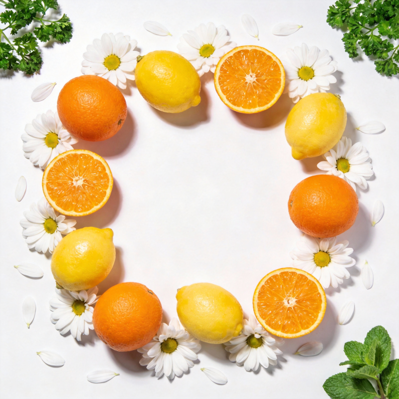 柑橘花环图片