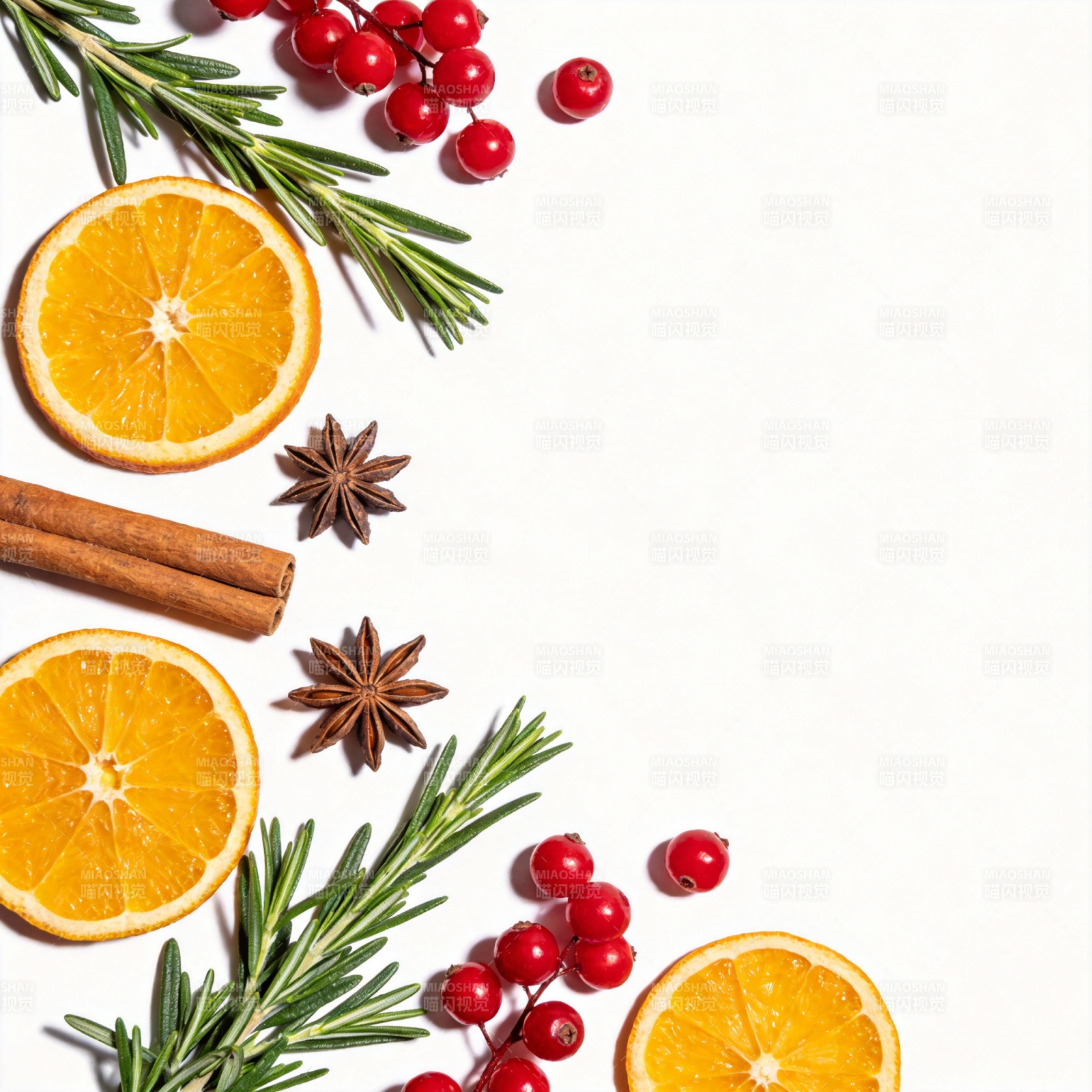 冬日香氛水果拼盘图片