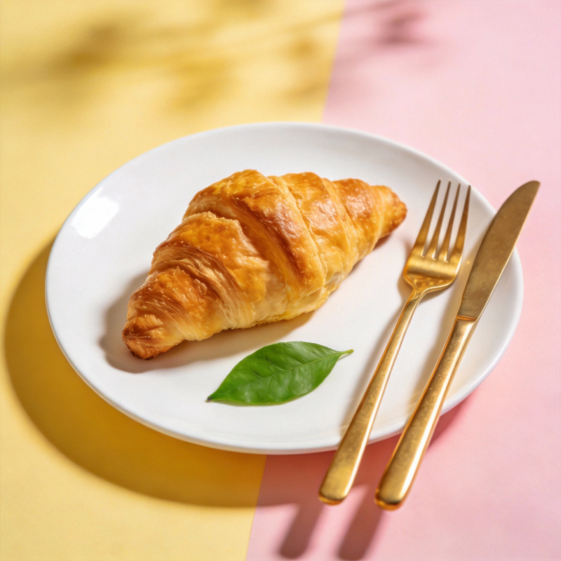 金叉刀伴酥香可颂图片