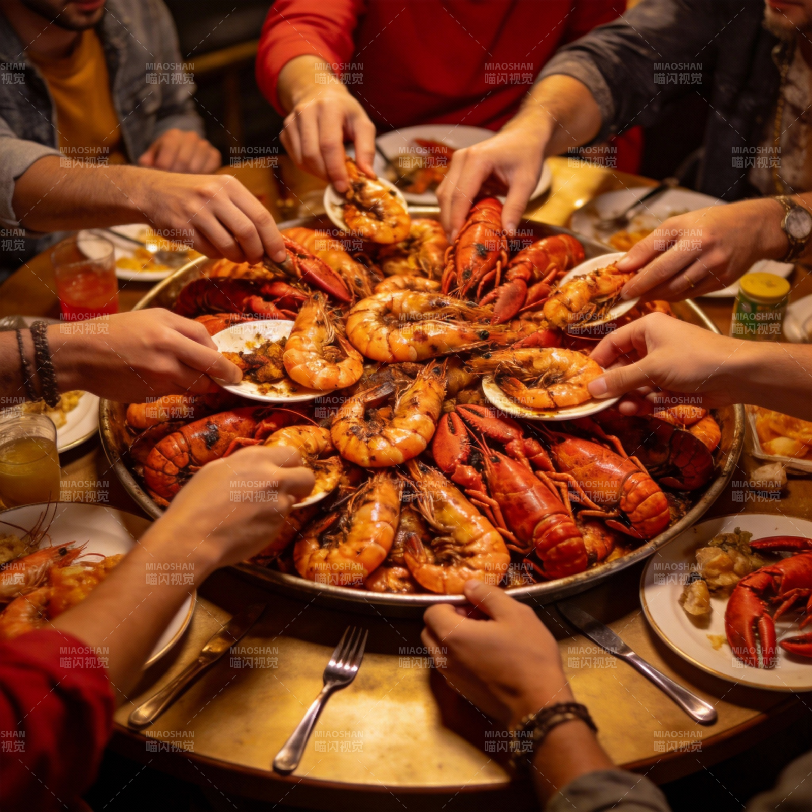共享海鲜盛宴图片
