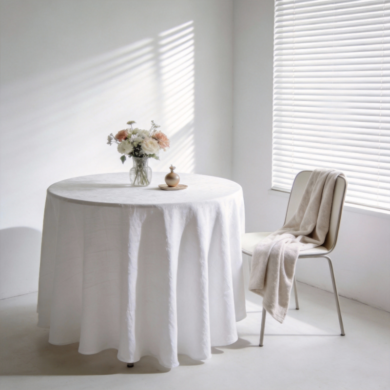 简约餐桌布置图片