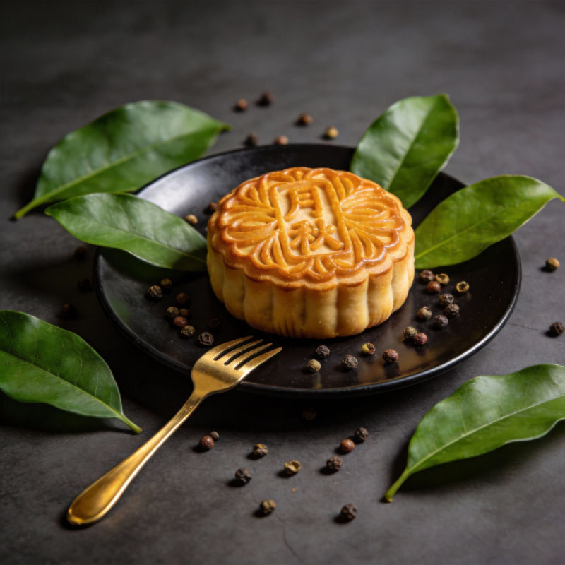 中秋月饼静谧美图片