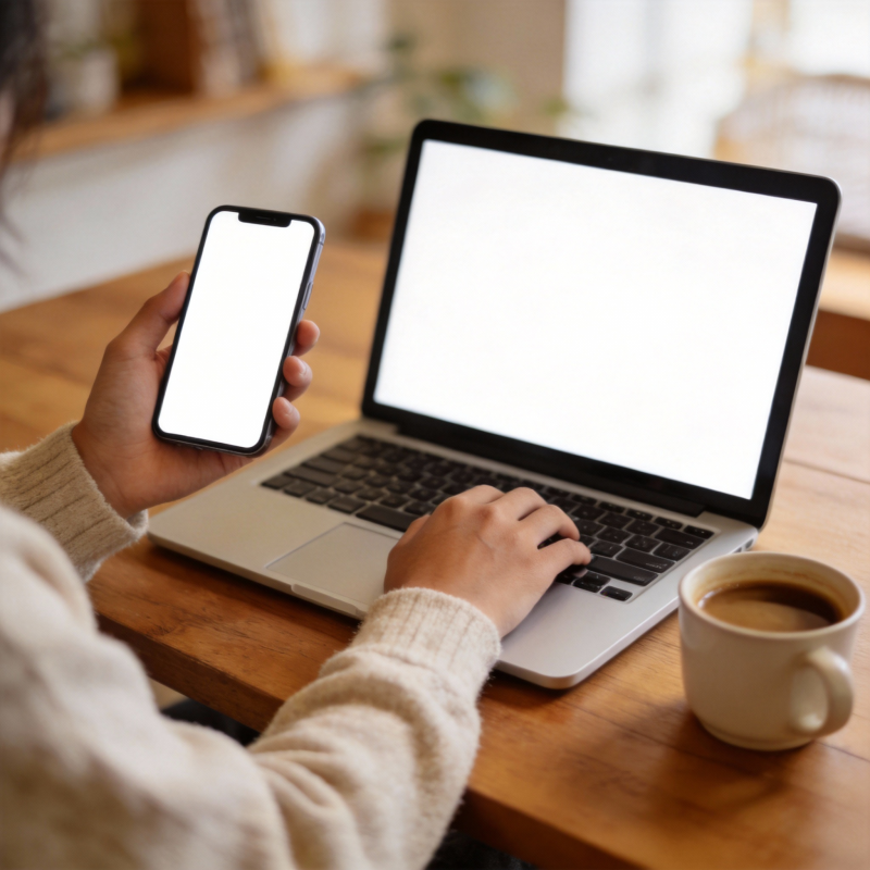 多设备办公场景图片