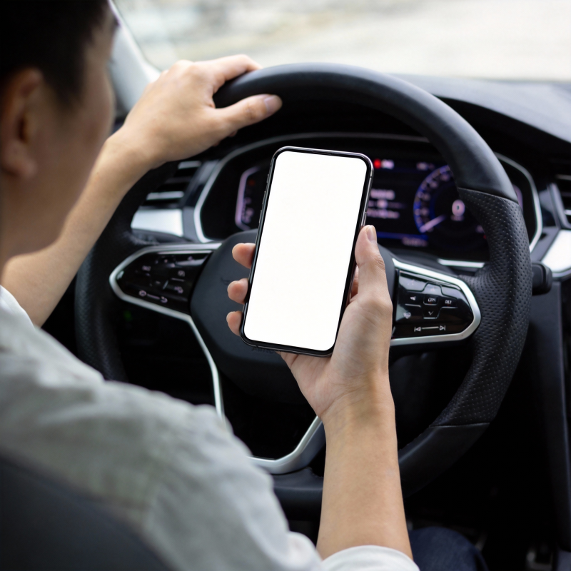 驾车时使用手机图片