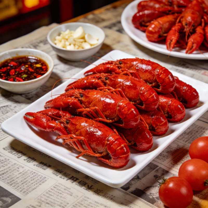 麻辣小龙虾盛宴图片