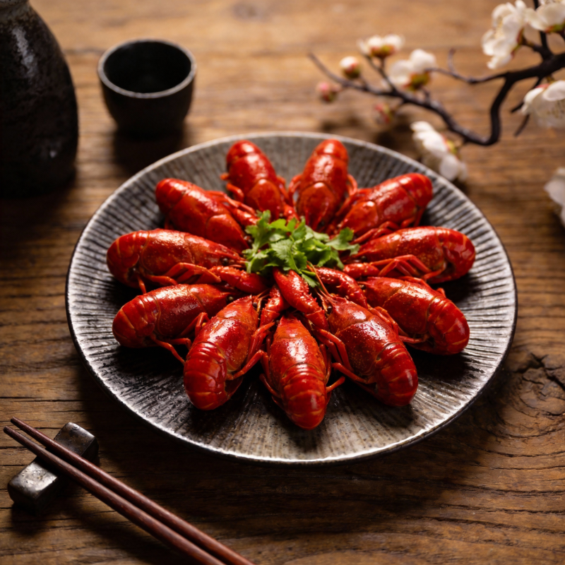 红烧小龙虾拼盘图片