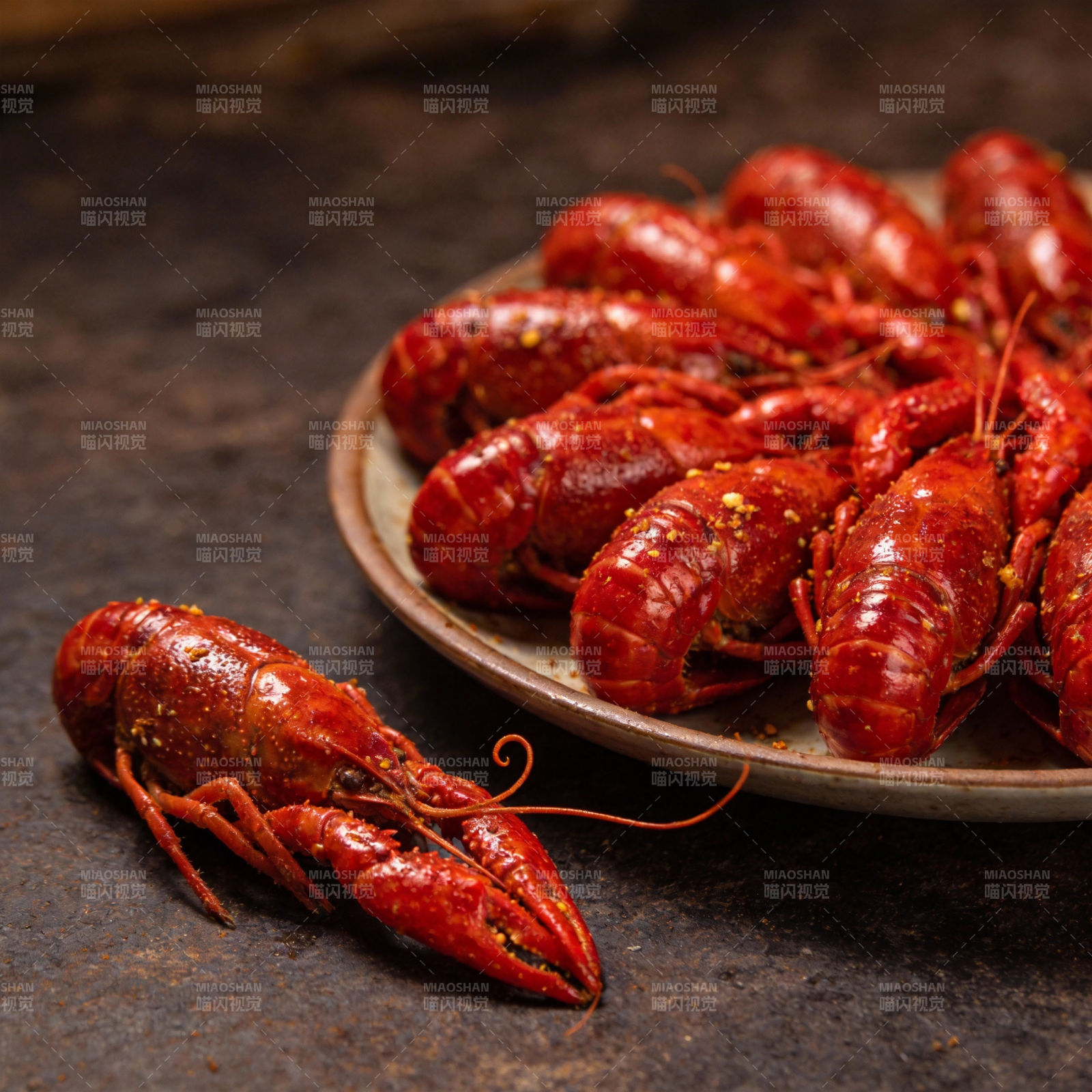 红亮小龙虾 美味诱人图片