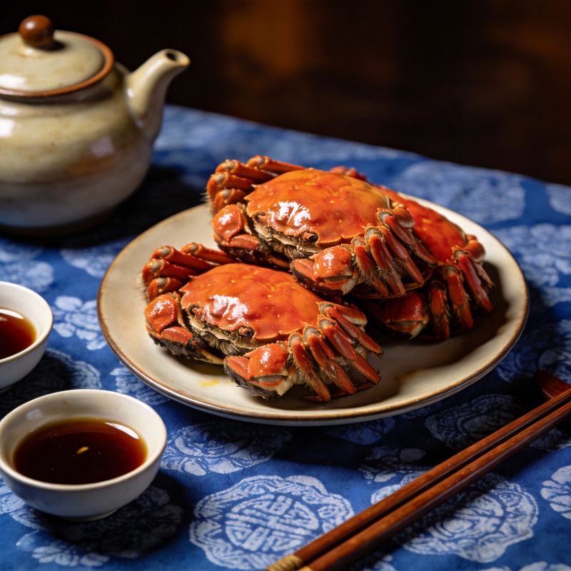 清蒸大闸蟹图片
