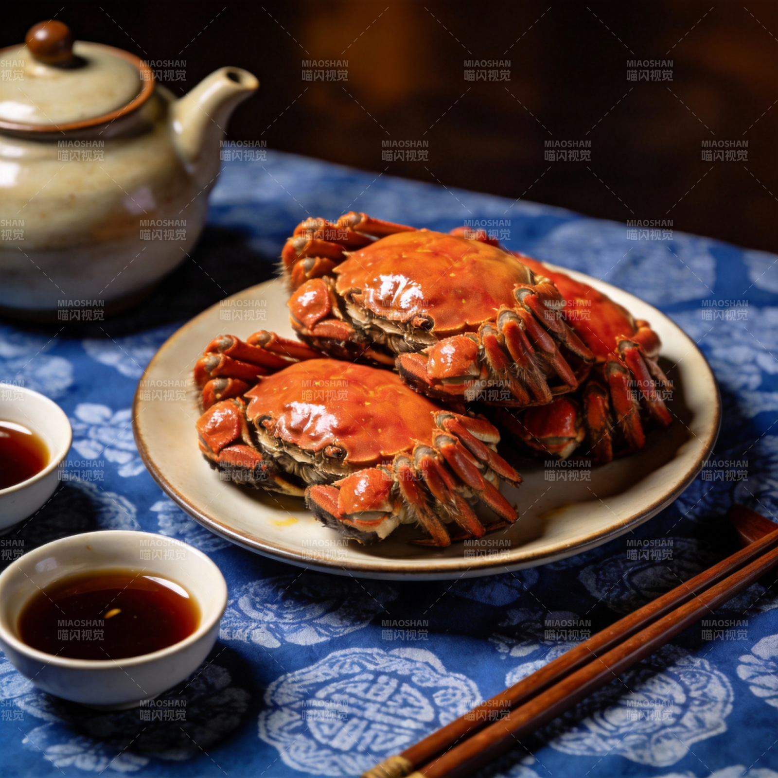 清蒸大闸蟹图片