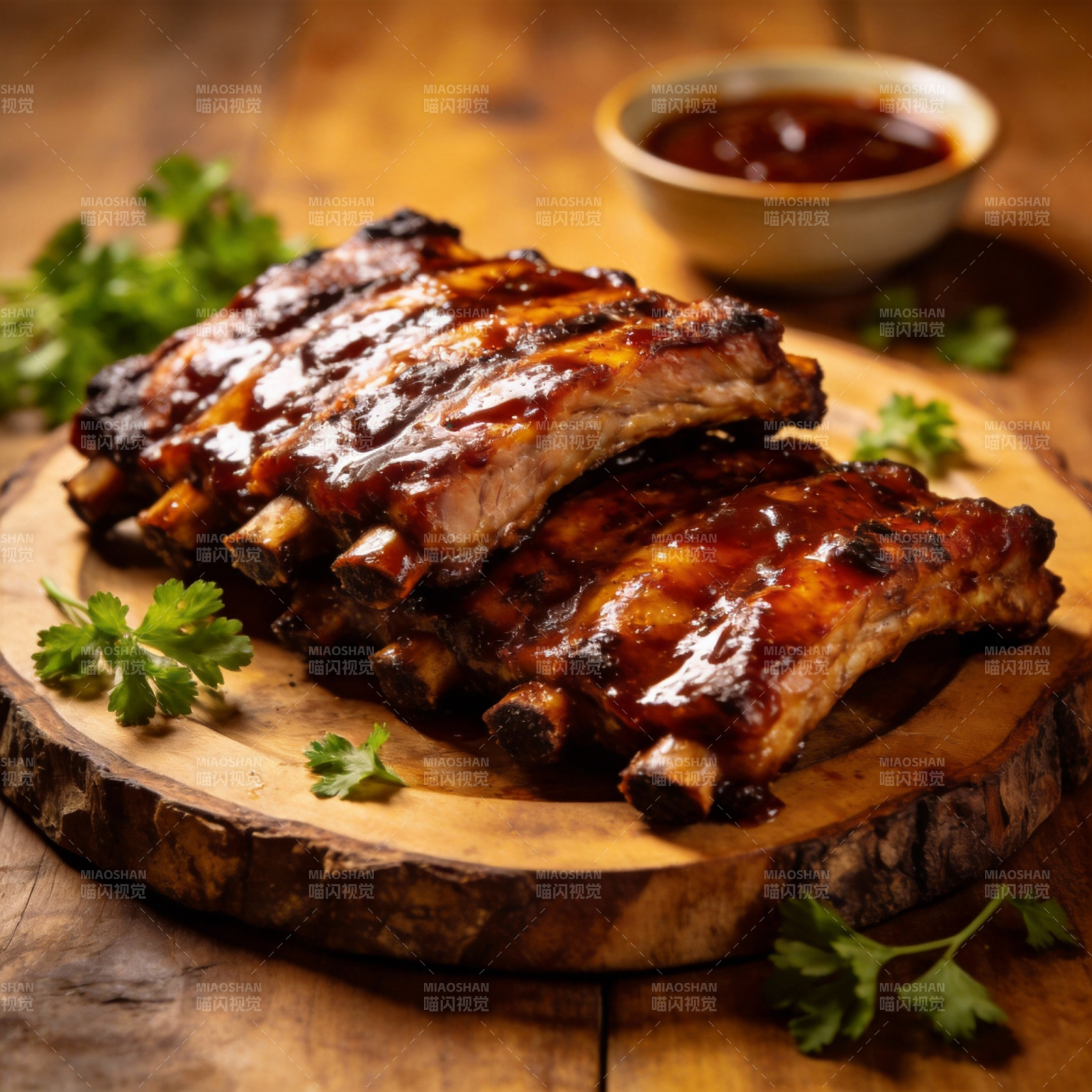 酱香烤肋排图片