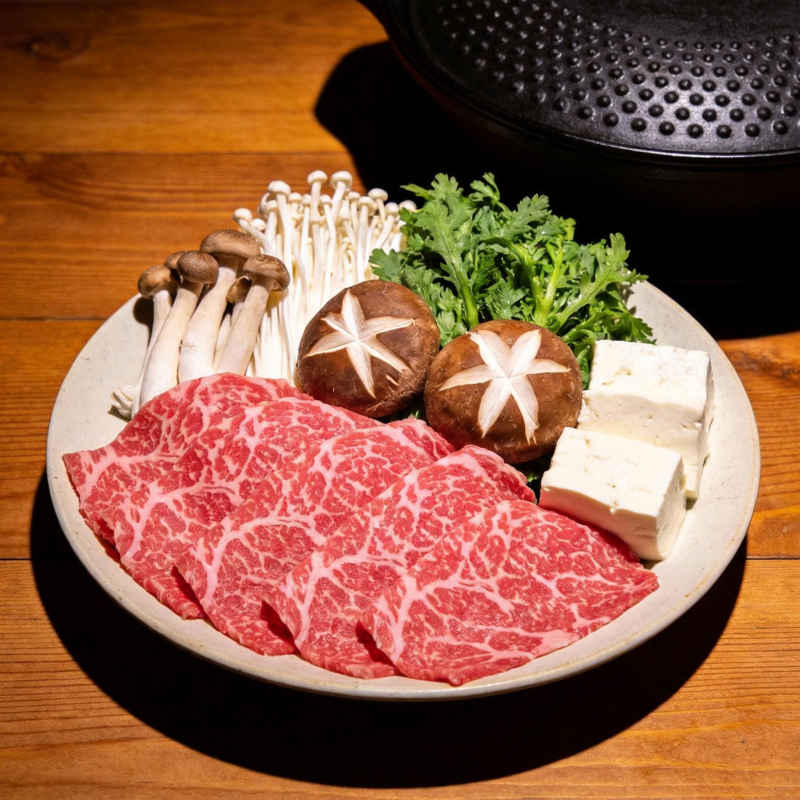 和牛火锅食材拼盘图片