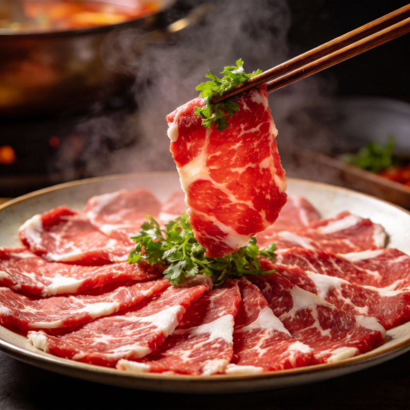 鲜嫩牛肉片图片