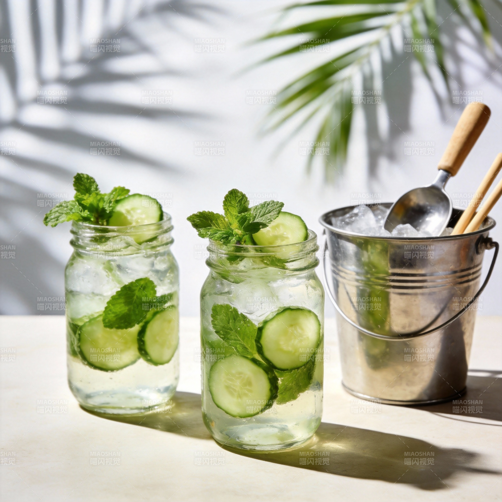 清凉薄荷黄瓜饮图片