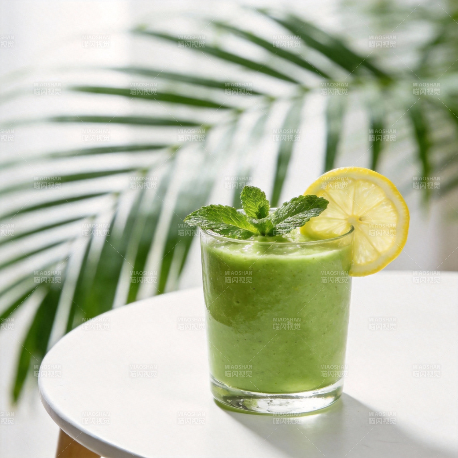 清新绿饮图片
