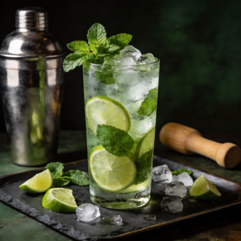 清凉莫吉托饮品图片