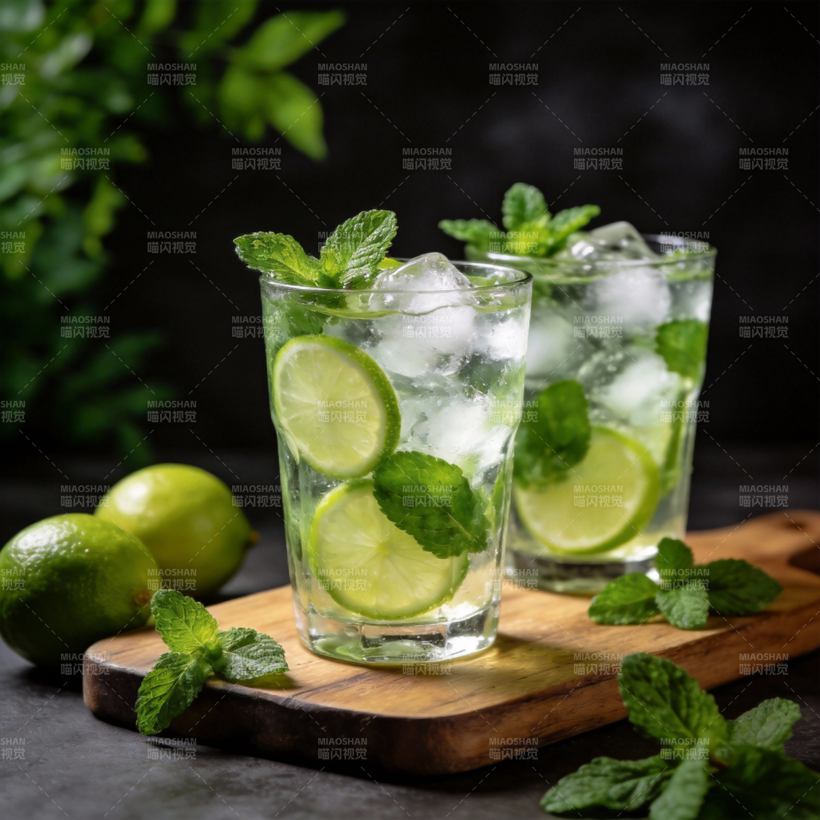 清新莫吉托饮品图片