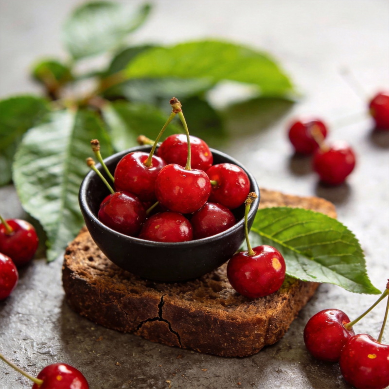 鲜红樱桃满碗香图片