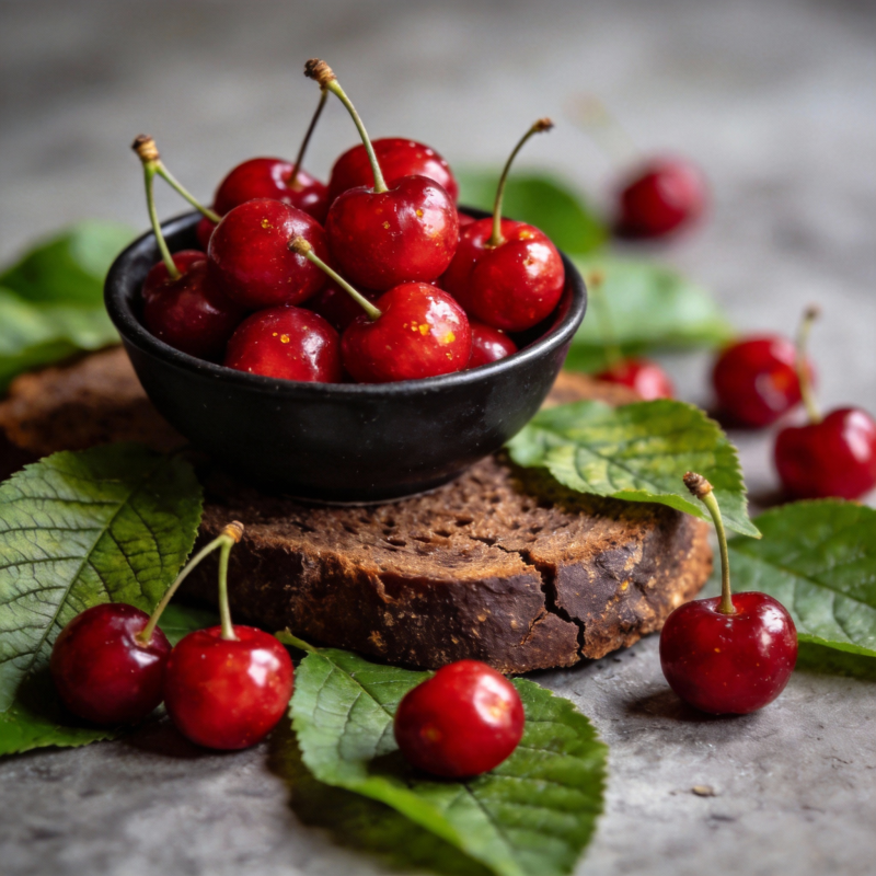 鲜红樱桃满碗香图片