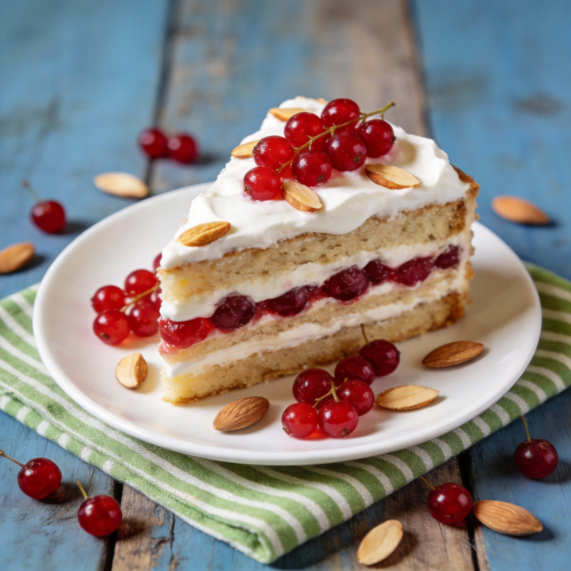 红果奶油蛋糕图片