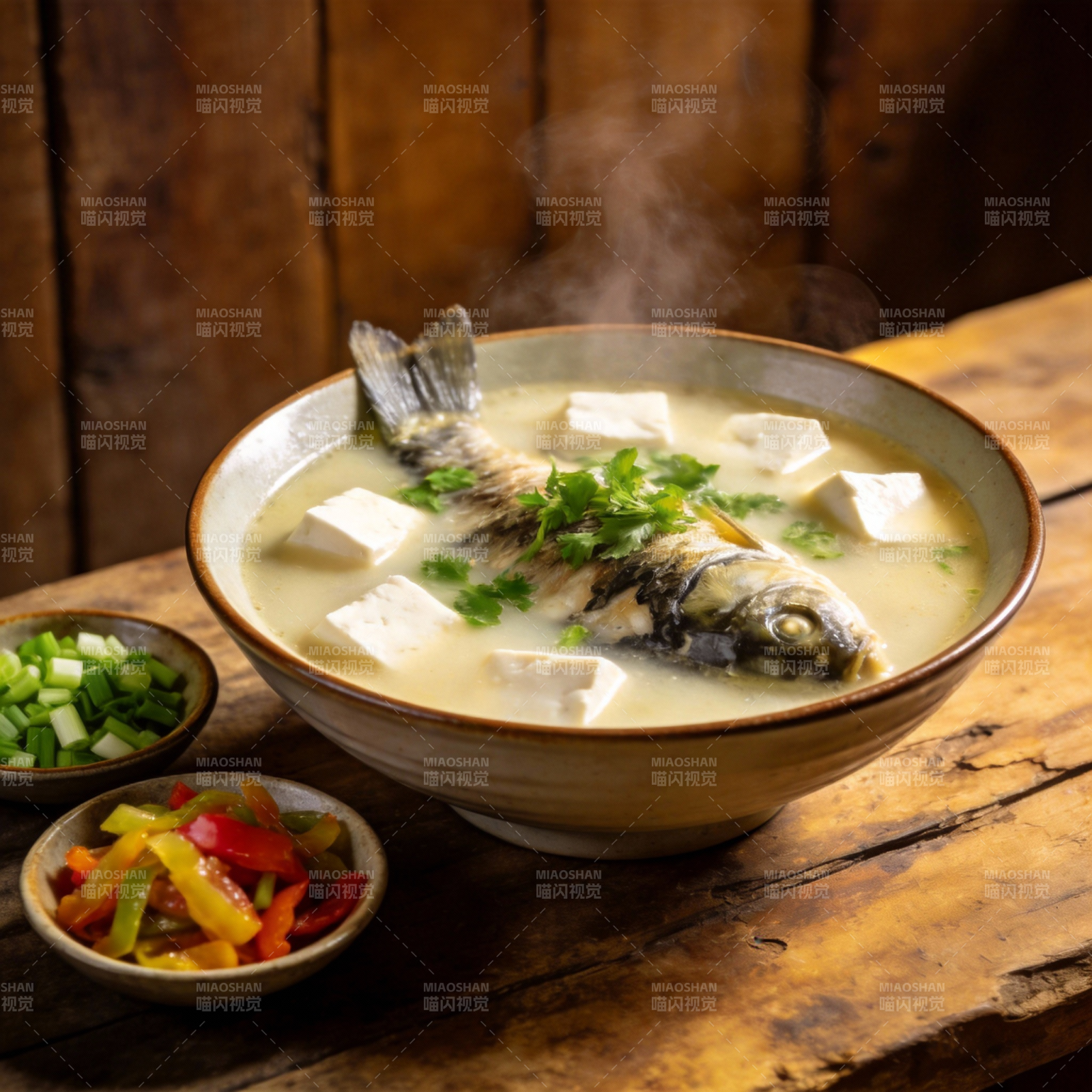 鱼头豆腐汤图片