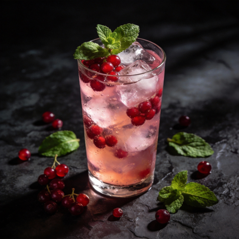 红果薄荷冰饮图片