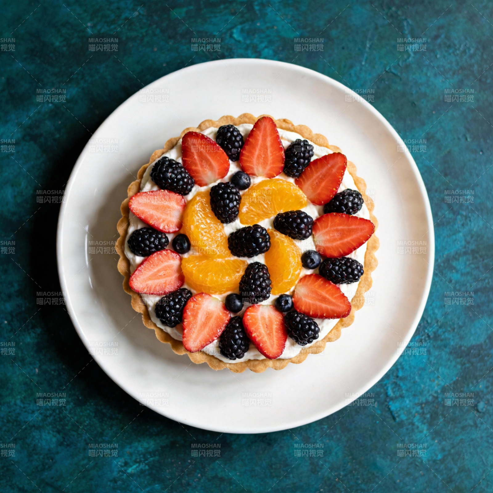 水果塔 色彩缤纷图片