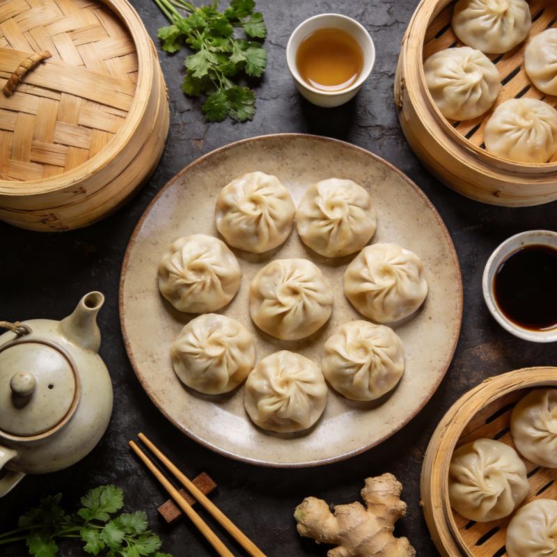 美味小笼包图片