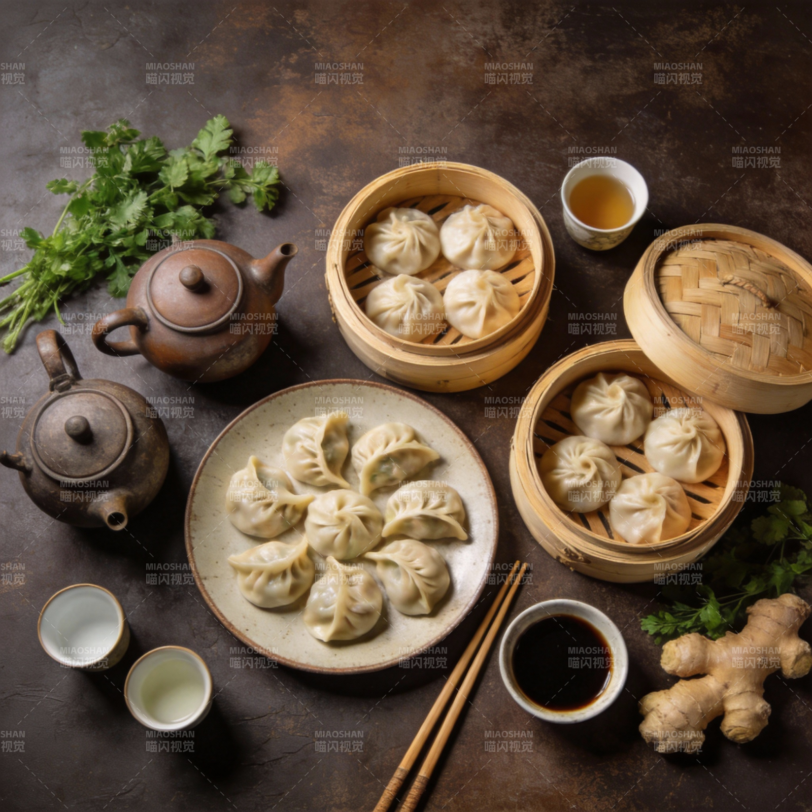 蒸饺茶香宴图片