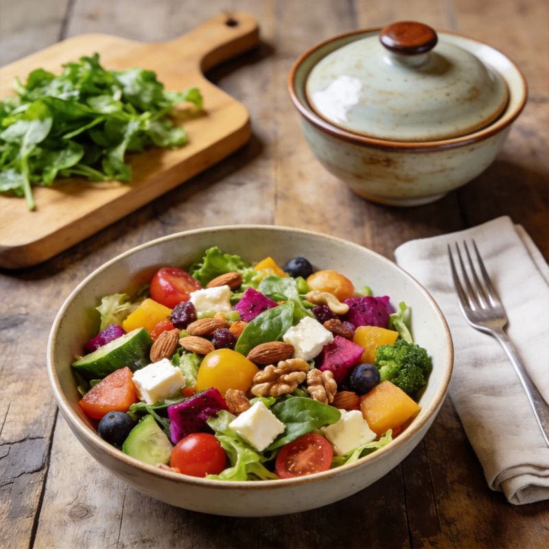 缤纷蔬果沙拉图片