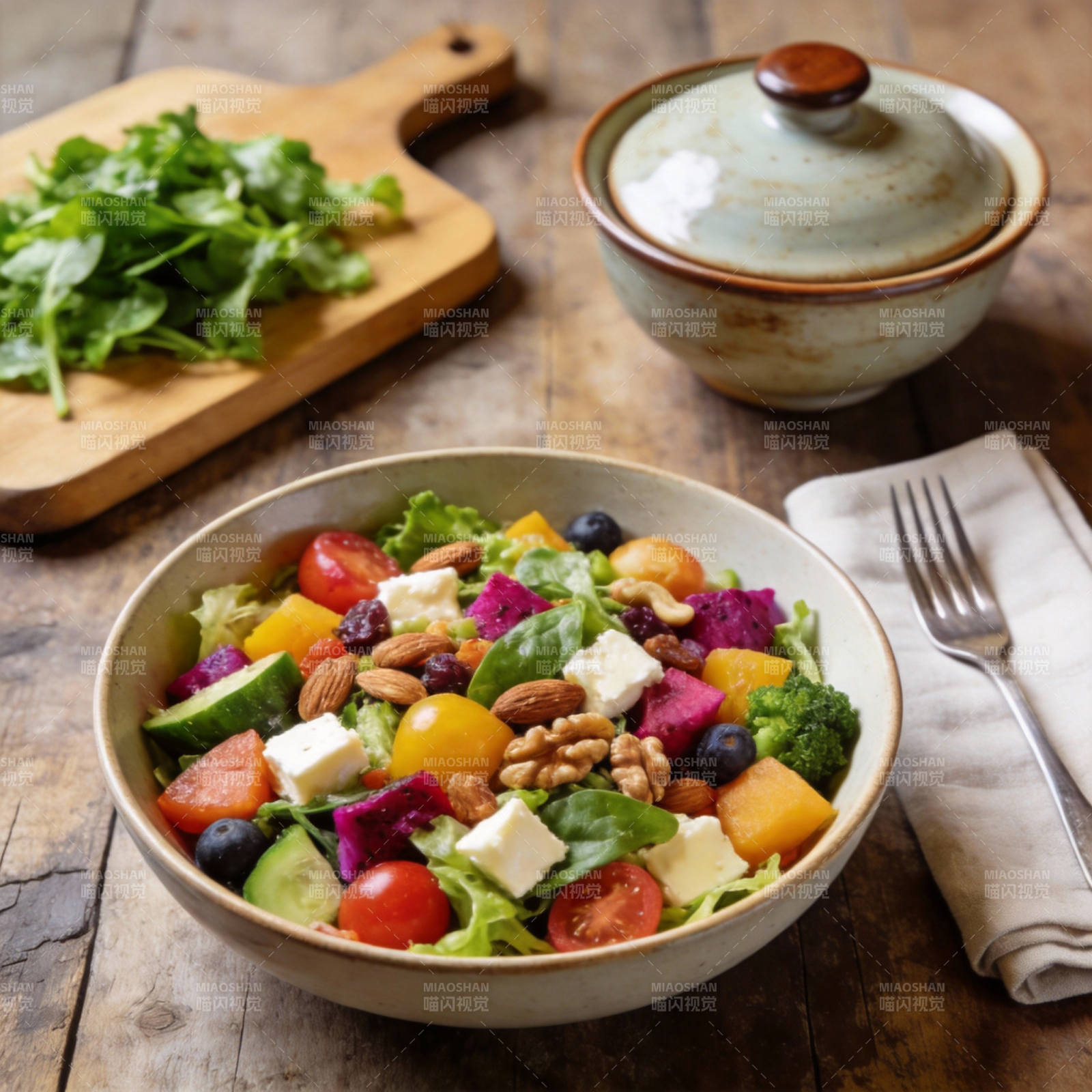 缤纷蔬果沙拉图片