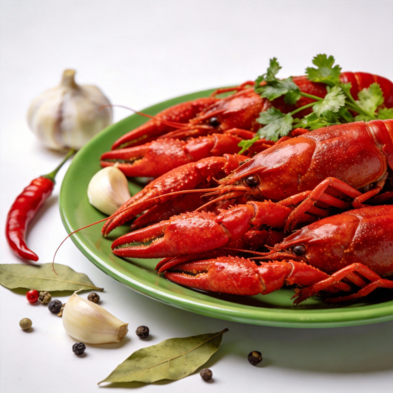 鲜红小龙虾盛宴图片