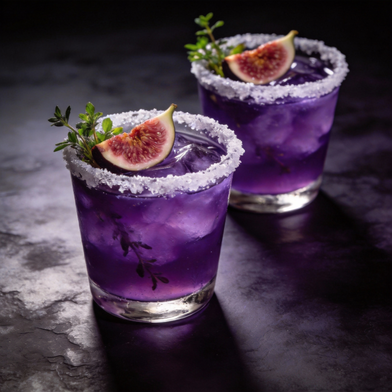 紫罗兰鸡尾酒图片