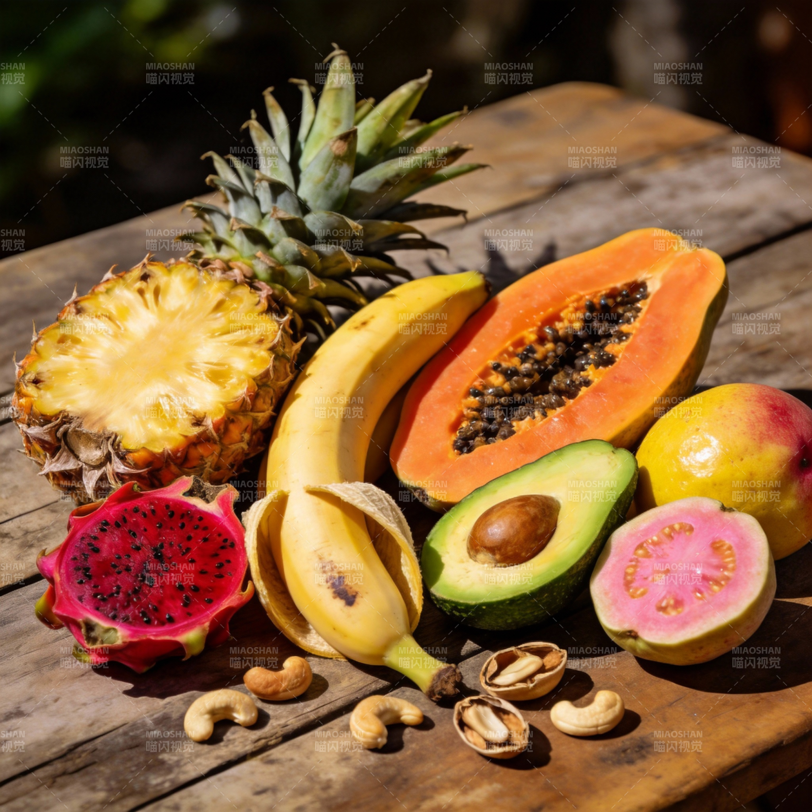 热带水果盛宴图片