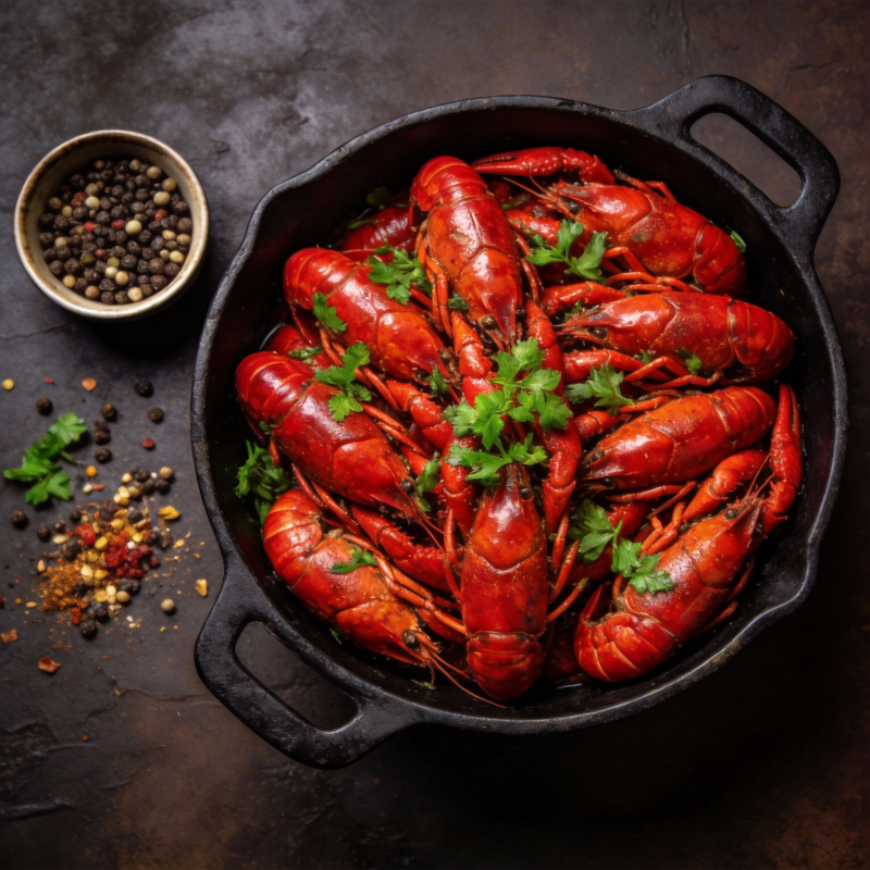 红烧小龙虾盛宴图片