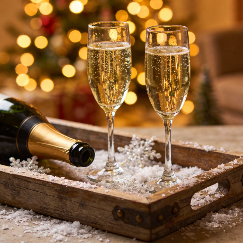 圣诞香槟时光图片