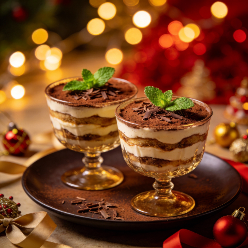 圣诞提拉米苏图片