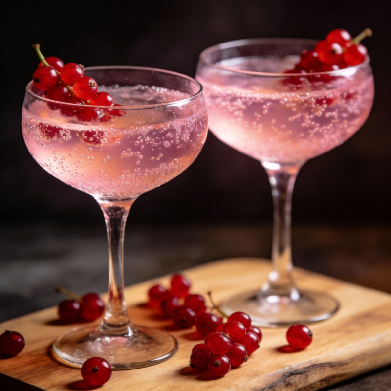 红醋栗气泡酒图片