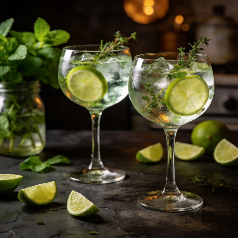 清新鸡尾酒图片