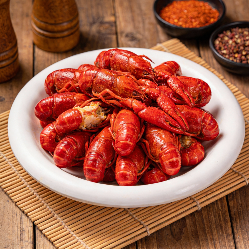 鲜红小龙虾盛宴图片