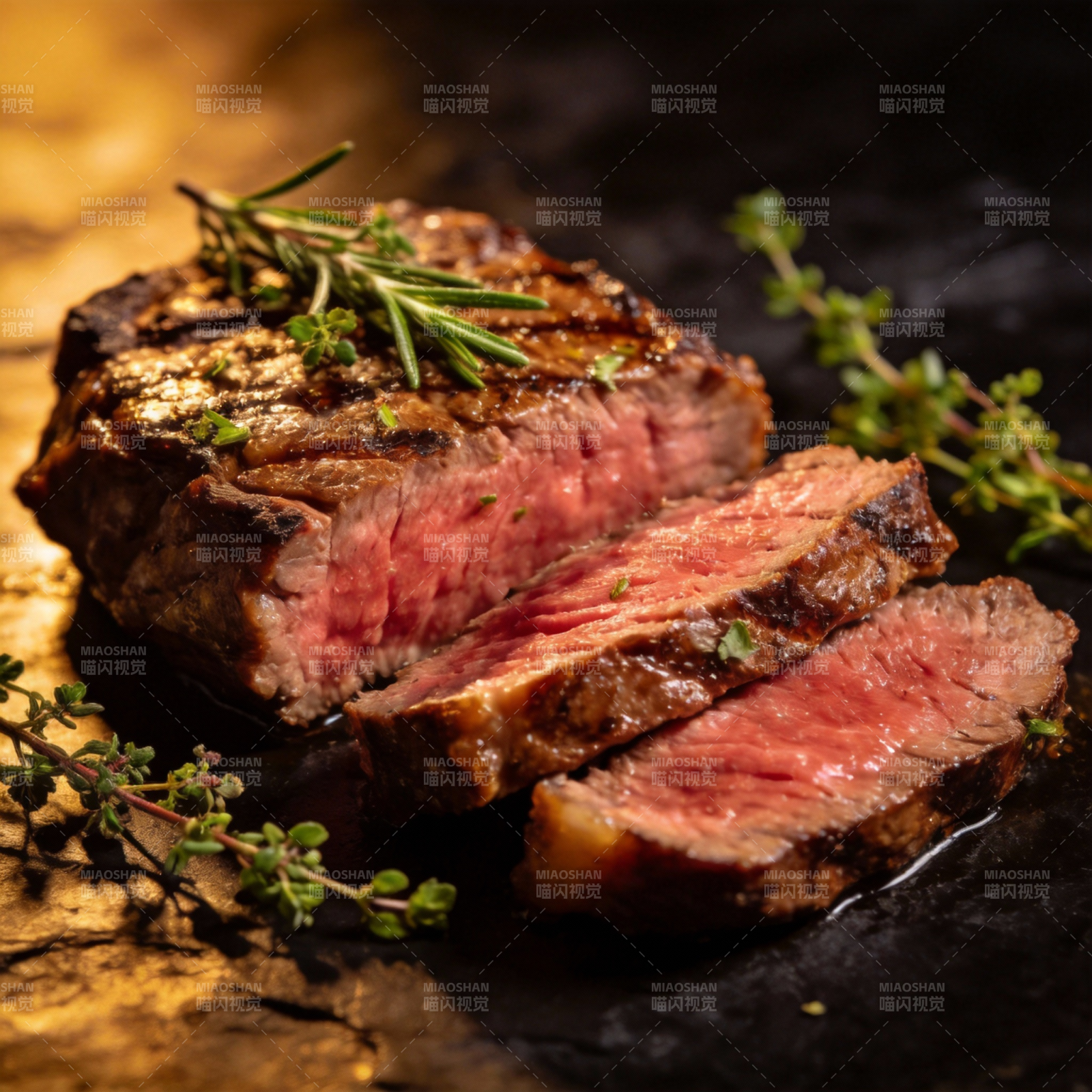 香草牛排 鲜嫩多汁图片