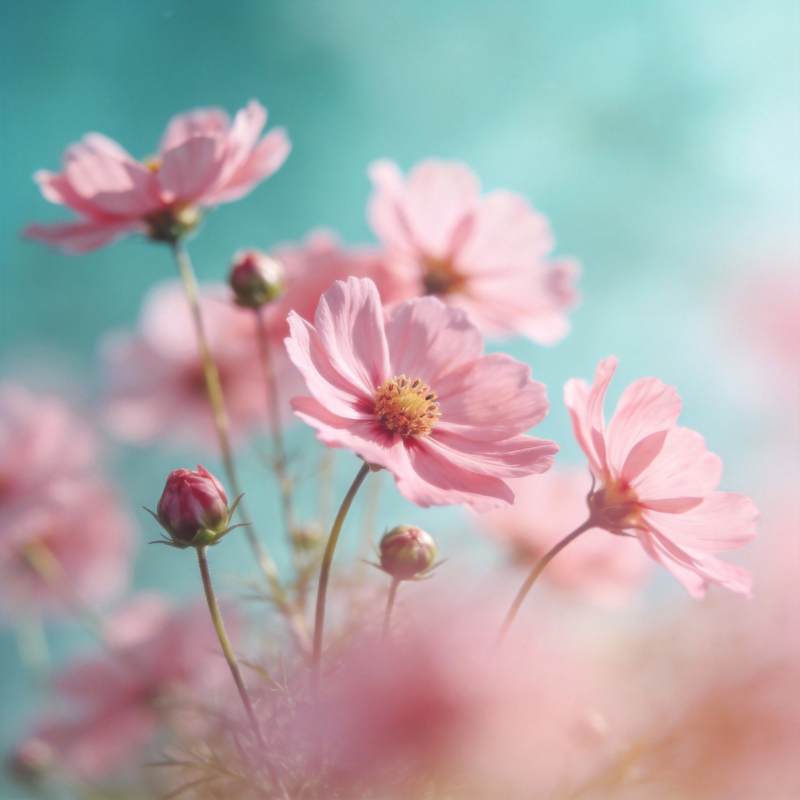 粉花轻舞春风里图片