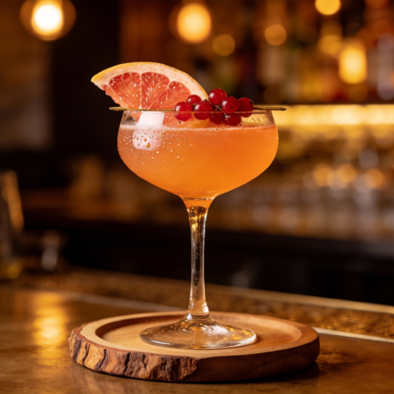橙香鸡尾酒图片