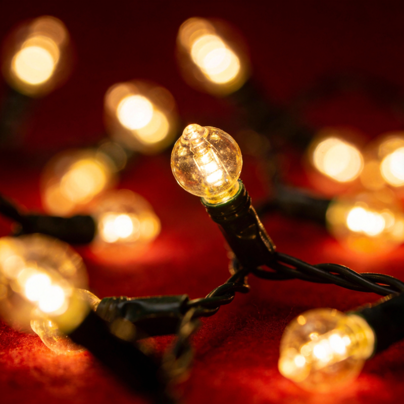 温暖的节日灯饰图片