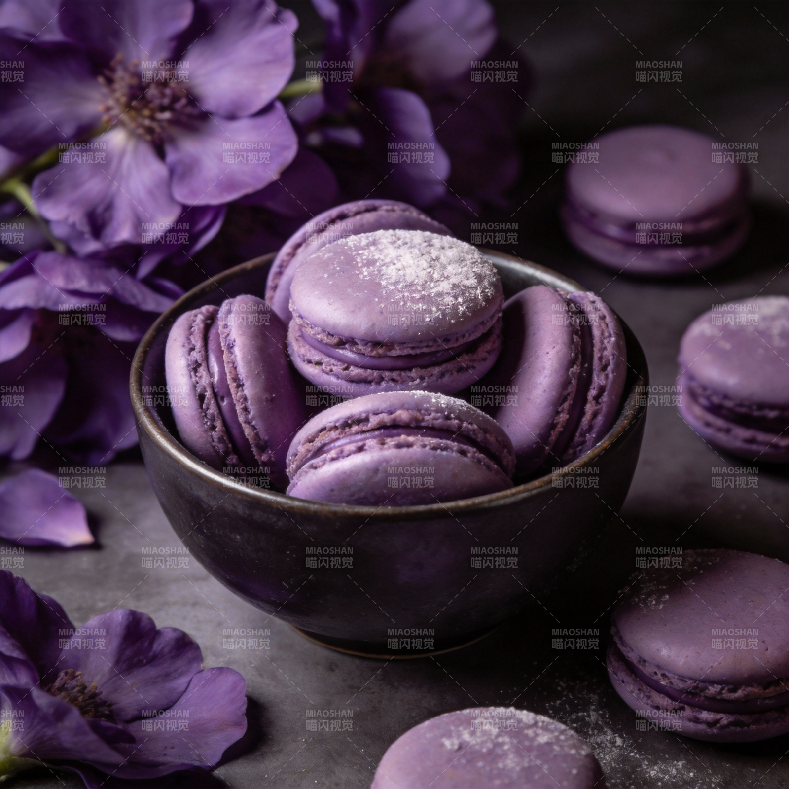 紫韵马卡龙图片