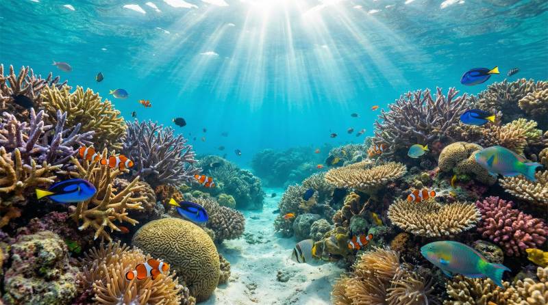 珊瑚礁奇观图片