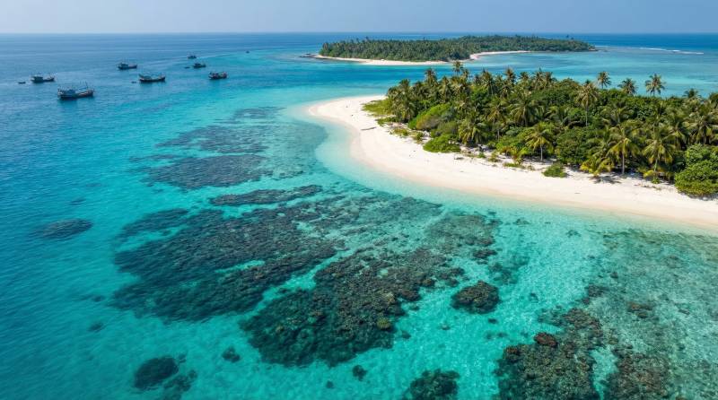 热带海岛风光图片