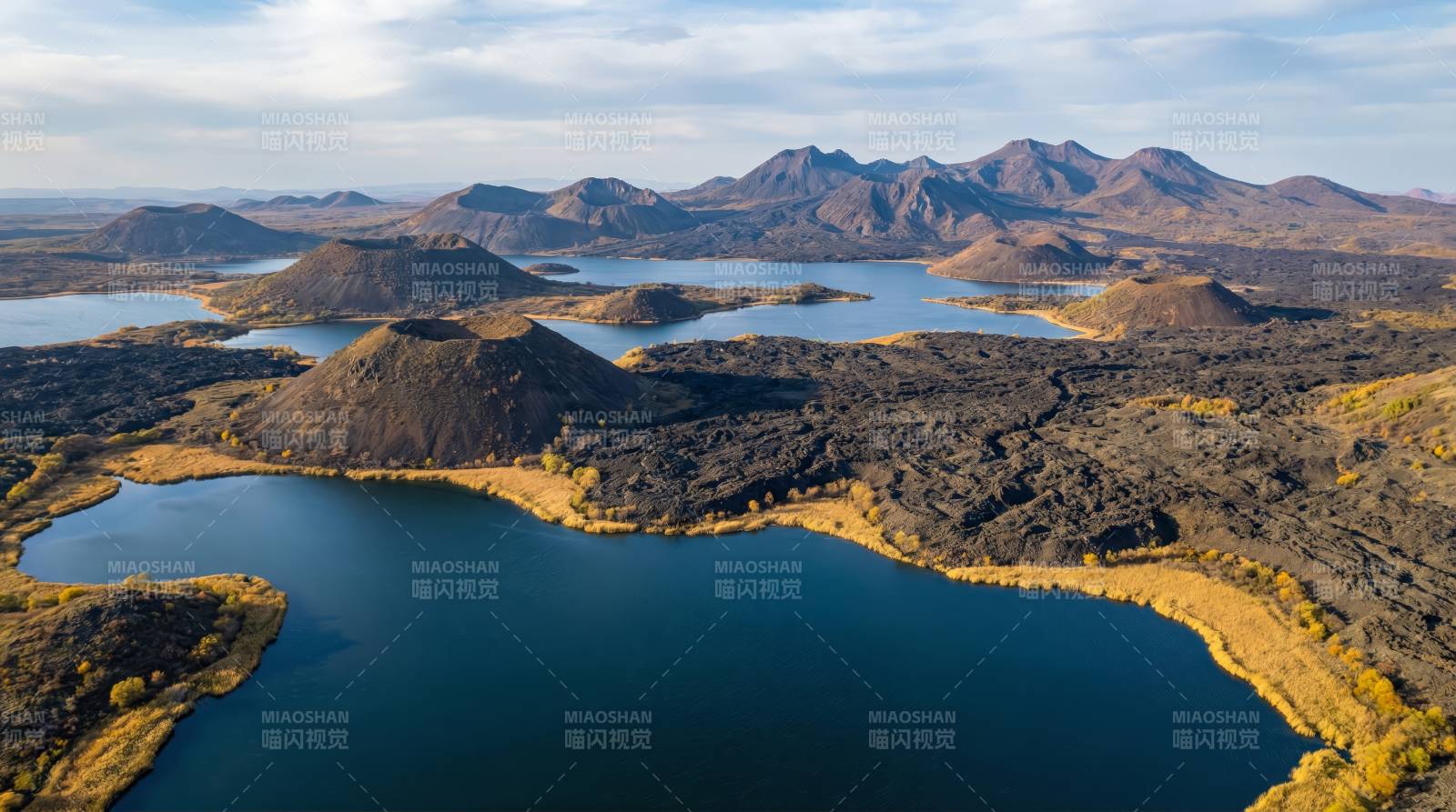 湖光山色 壮丽自然图片